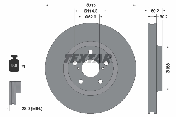 Brake Disc (Front axle)  Art. 92185603