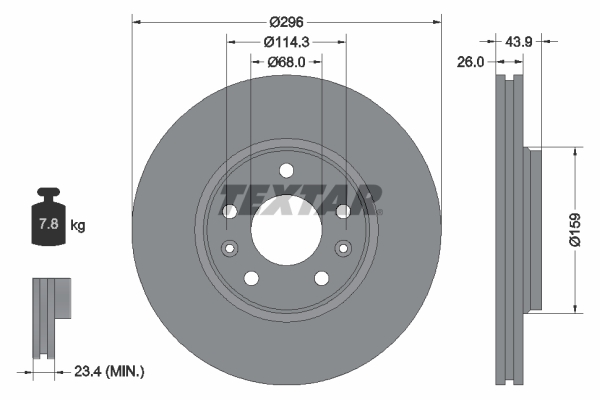 Brake Disc (Front axle)  Art. 92195603