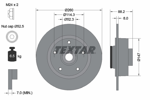 Brake Disc (Rear axle)  Art. 92195903