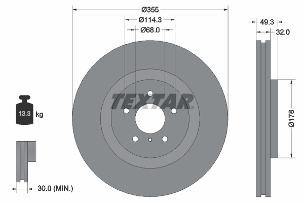 Brake Disc (Front axle)  Art. 92199105