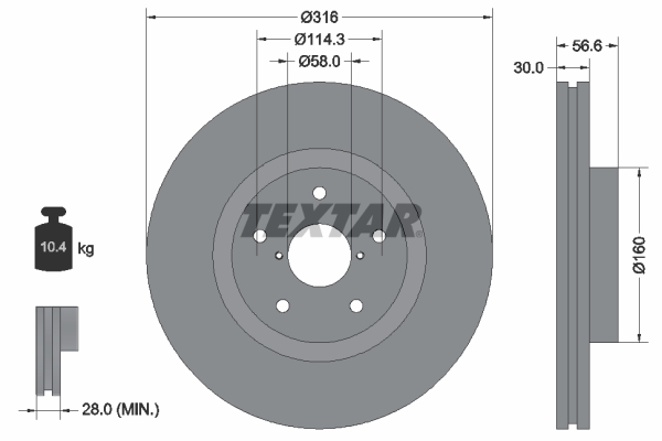 Brake Disc (Front axle)  Art. 92199203