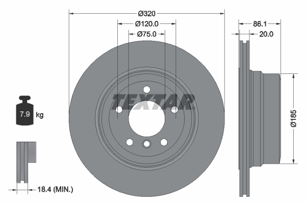 Brake Disc (Rear axle)  Art. 92202003