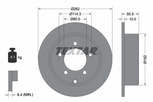 Brake Disc (Rear axle)  Art. 92202903