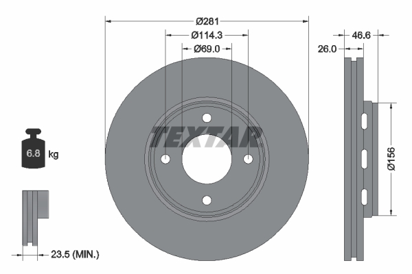 Brake Disc (Front axle)  Art. 92204400