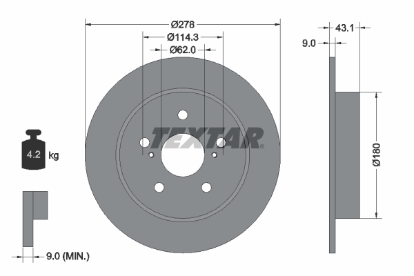 Brake Disc (Rear axle)  Art. 92222300