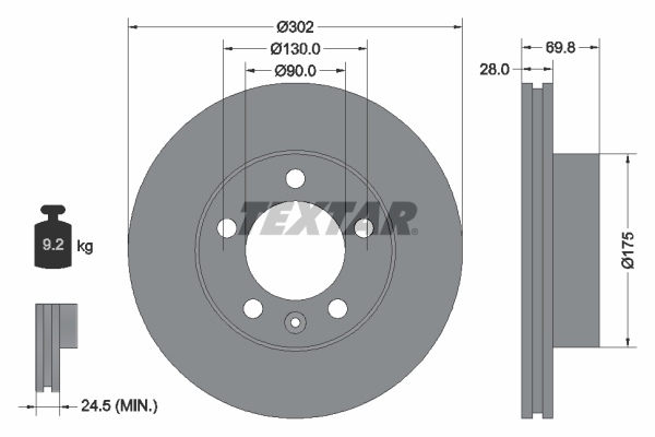 Brake Disc (Front axle)  Art. 92228603