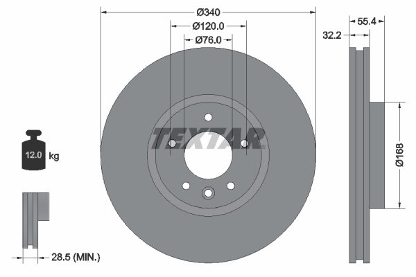 Brake Disc (Front axle)  Art. 92230305