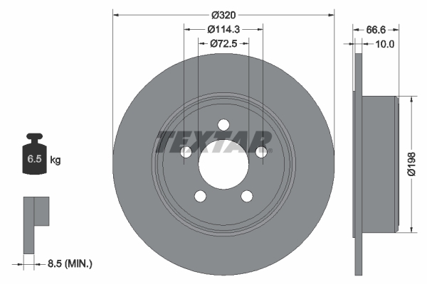 Brake Disc (Rear axle)  Art. 92234803