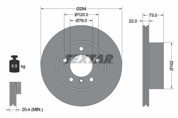 Brake Disc (Front axle)  Art. 92238403