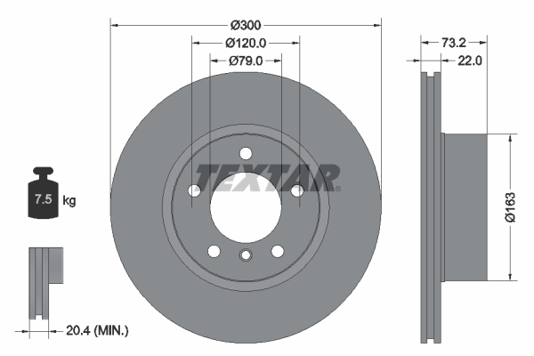 Brake Disc (Front axle)  Art. 92238505