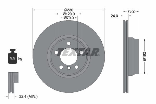 Brake Disc (Front axle)  Art. 92242005