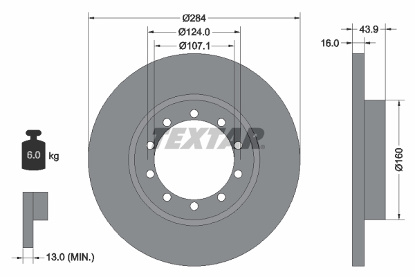 Brake Disc (Rear axle)  Art. 93242500