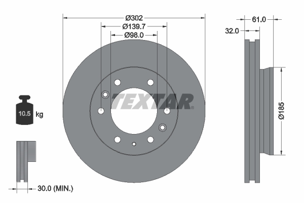 Brake Disc (Grooved/perforated)  Art. 92253403