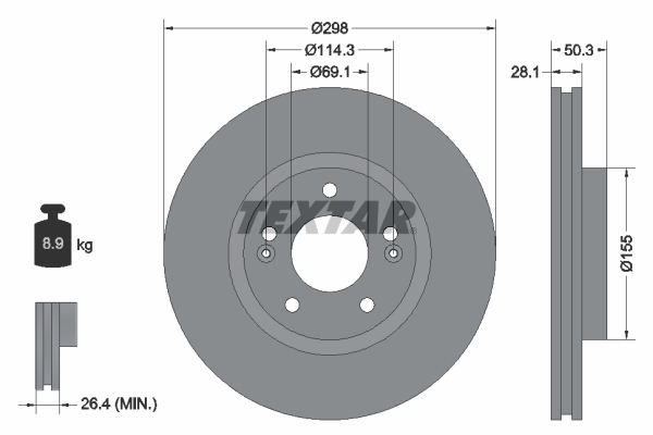 Brake Disc (Front axle)  Art. 92253603