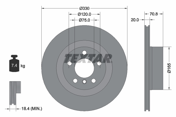 Brake Disc (Rear axle)  Art. 92256303