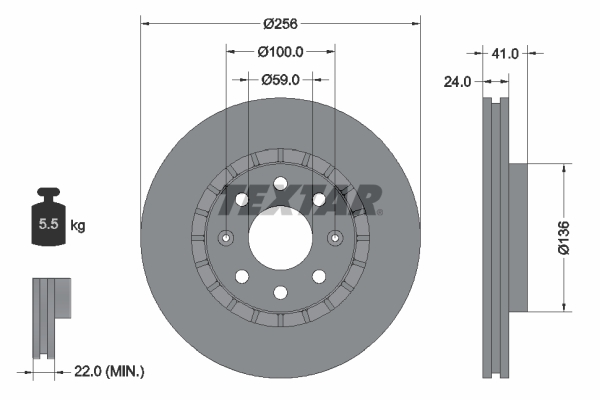 Brake Disc (coated)  Art. 92263303