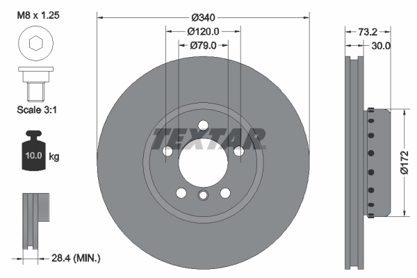 Brake Disc (Front axle)  Art. 92264925