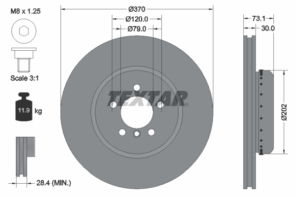 Brake Disc (Front axle)  Art. 92265325