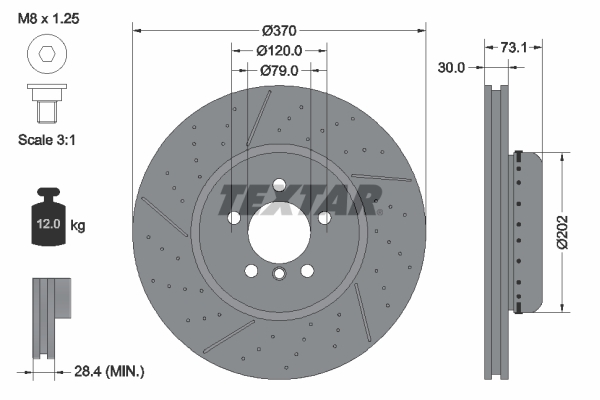 Brake Disc (Front axle)  Art. 92265425