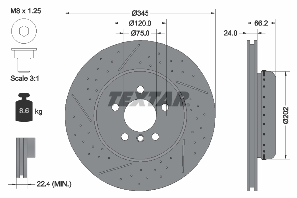 Brake Disc (Rear axle)  Art. 92265525