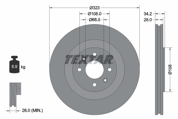 Brake Disc (Front axle)  Art. 92267103