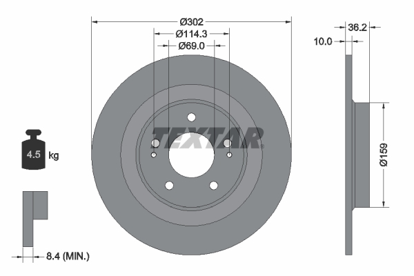 Brake Disc (Rear axle)  Art. 92267403