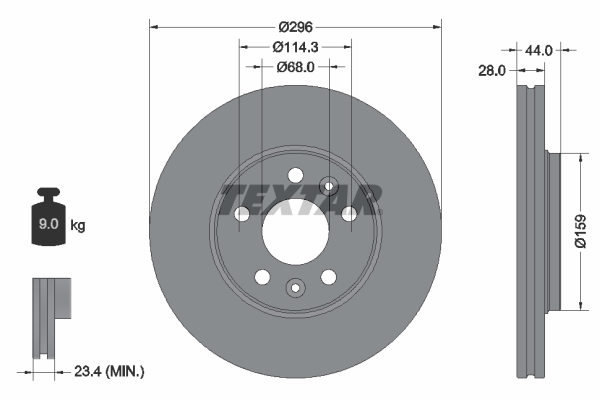 Brake Disc (Front axle)  Art. 92268803