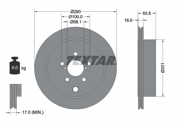 Brake Disc (Rear axle)  Art. 92270903