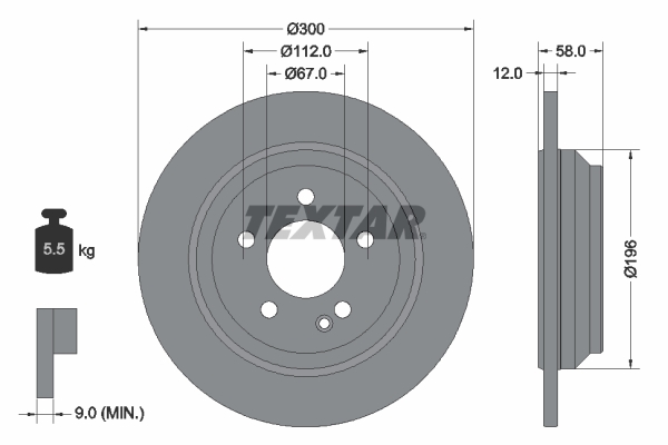 Brake Disc (Rear axle)  Art. 92272703