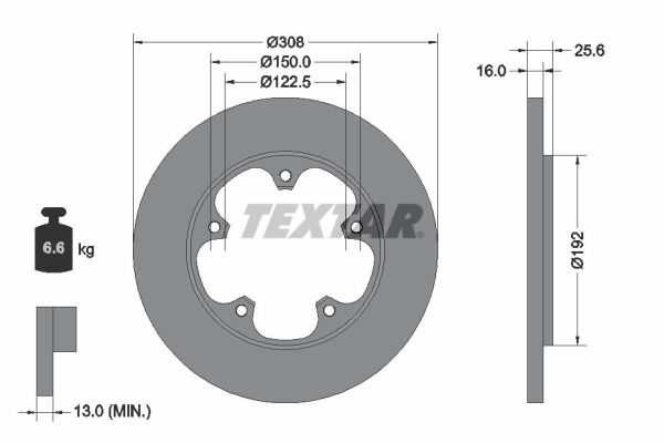 Brake Disc (Rear axle)  Art. 92274103