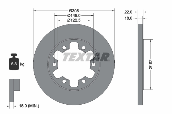 Brake Disc (Rear axle)  Art. 92275803