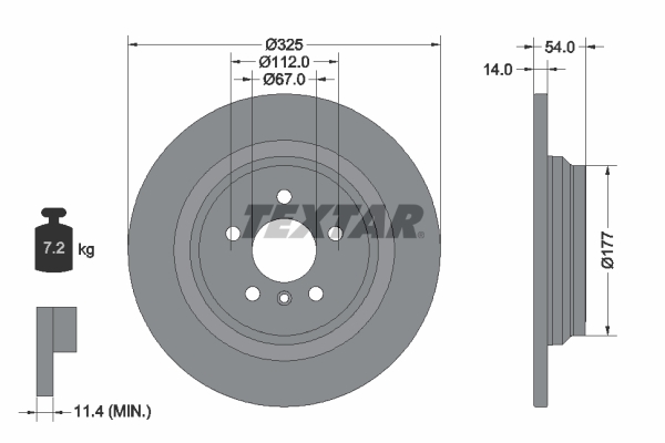 Brake Disc (Standard model)  Art. 92277405