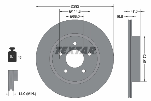 Brake Disc (Rear axle)  Art. 92278103