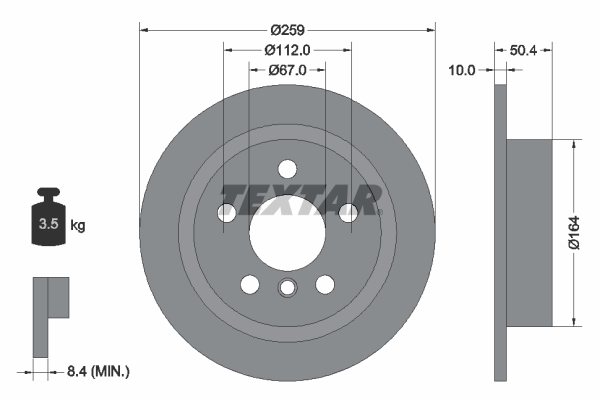 Brake Disc (Rear axle)  Art. 92279303