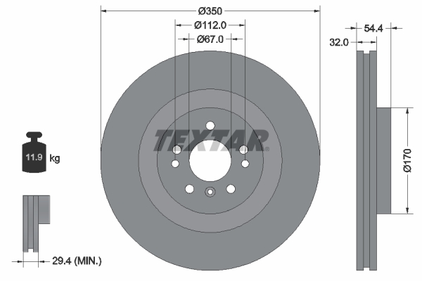 Brake Disc (Front axle)  Art. 92284205