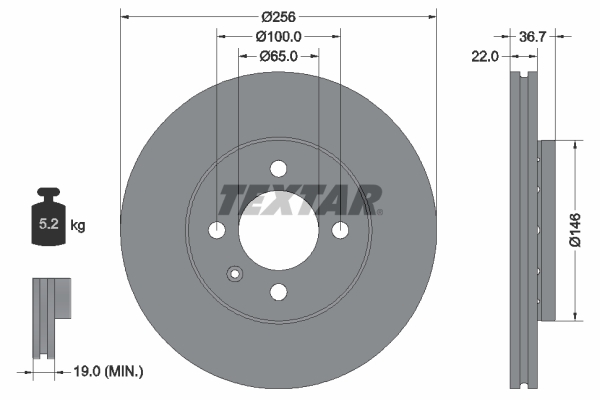 Brake Disc (Front axle)  Art. 92287003