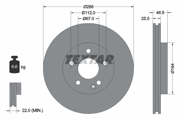 Brake Disc (Front axle)  Art. 92287705