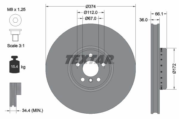 Brake Disc  Art. 92290225