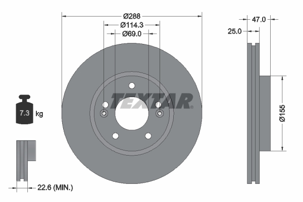 Brake Disc (Front axle)  Art. 92290503