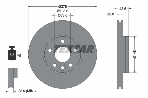 Brake Disc (Front axle)  Art. 92292303