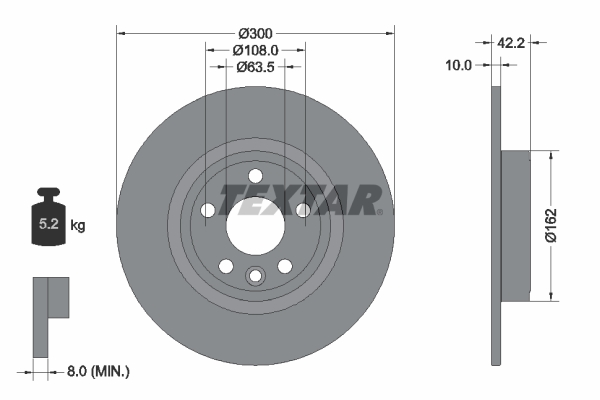 Brake Disc (Rear axle)  Art. 92293803