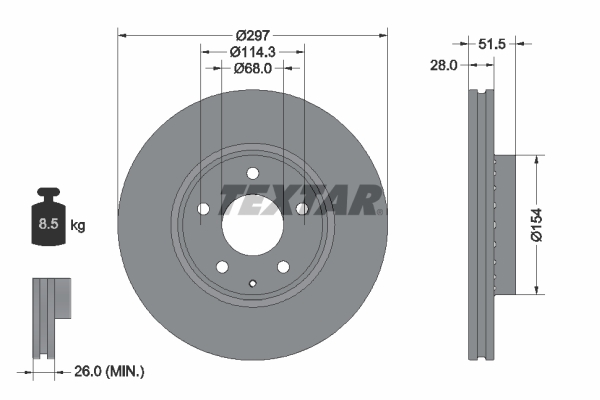 Brake Disc (Front axle)  Art. 92295003