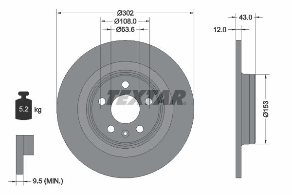 Brake Disc  Art. 92295105