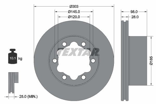 Brake Disc  Art. 92295303