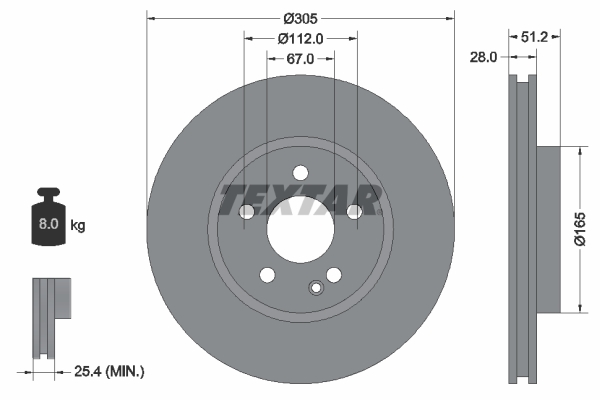 Brake Disc  Art. 92296705