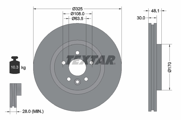 Brake Disc (Front axle)  Art. 92300505