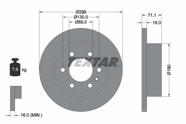 Brake Disc  Art. 92301103