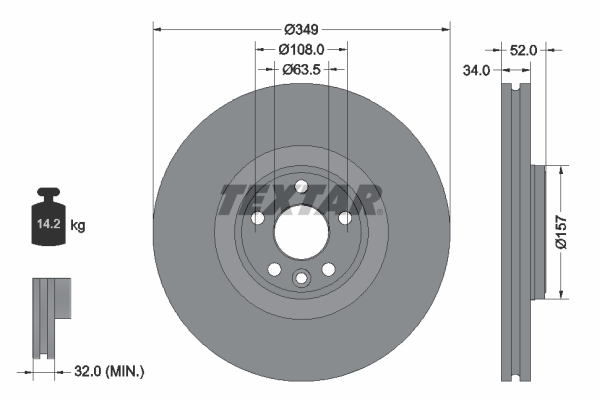 Brake Disc (Front axle)  Art. 92301805