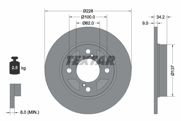 Brake Disc (Rear axle)  Art. 92303603