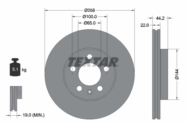 Brake Disc (Front axle)  Art. 92303803